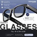 New 8 Million Pixels Camera Smart Glasses Recording Videos AI Photo Recognition Answer Translation Waterproof Blue light Glasses