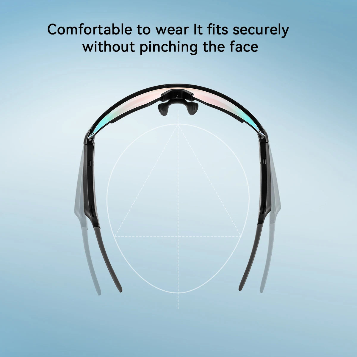 Blackview Smart Glasses Bluetooth Call Audio Music Player Glasses Smart Sunglasses UV Anti Glare Man Glasses for Outdoor Cycling