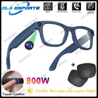 4K AI Smart Glasses Multifunction Camera Bluetooth Call Voice Assistant Music Player Translate Glasses UV Polarized Sunglasses