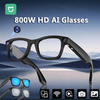Mijia 800W Pixel Intelligent Glasses G300 AI HD Shooting Video Recording Voice Call Translation Glasses Photochromic Lens