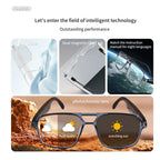 2025 NEW Smart Glasses Ai Voice Assistant Touch Music Control Anti-UV Color-Change Lenses Bluetooth Call Headphone for Men Women