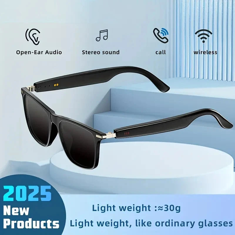 SENBONO Smart Glasses Bluetooth Call Music Remote Control Camera Smart Bluetooth Glasses Ride Sport Waterproof Sunglasses