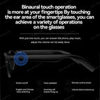 Ola Esporte New Smart Glasses Bluetooth Call Sunglasses Multi-functional Anti-Blue Light Sunglasses Wireless Headset Men Women