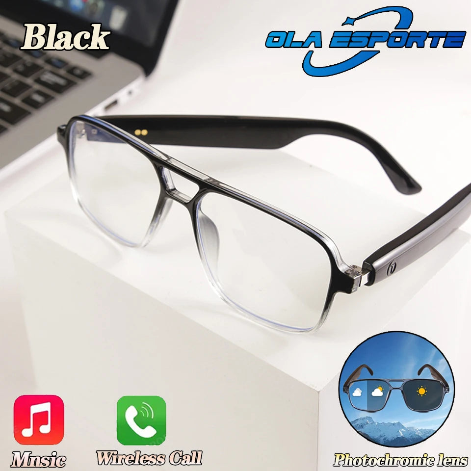 Newest Audio Smart Glasses Wireless Bluetooth Glasses For Anti-blue Light Voice Assistant Music Navigation Sunglasses Women Men