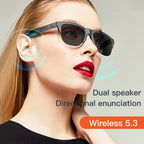 Gafas inteligentes F06/7/8 nuevas de 2026 con auriculares inalámbricos Bluetooth y gafas de sol con audio antirreflejo, auriculares TWS. 