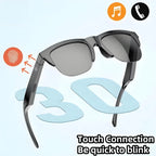 Gafas inteligentes F06/7/8 nuevas de 2026 con auriculares inalámbricos Bluetooth y gafas de sol con audio antirreflejo, auriculares TWS. 