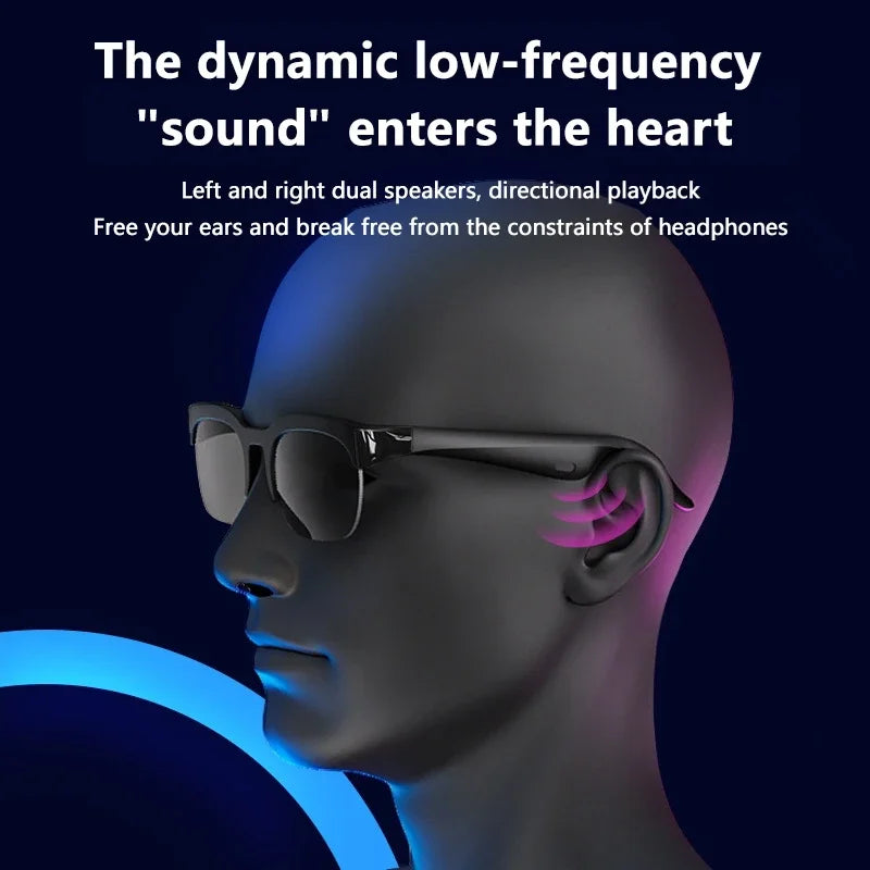 XG89 AI Smart Translator Sunglasses Bluetooth 110+ Languages UV400 Real-time Translation Hands-free Calls  Travel New