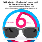 XG89 AI Smart Translator Sunglasses Bluetooth 110+ Languages UV400 Real-time Translation Hands-free Calls  Travel New