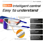2025 New Cycling Smart Glasses Bluetooth V5.4 Intelligent Control Music/Phone Calls/Cycling/Sports UV400 Protection Sunglasses