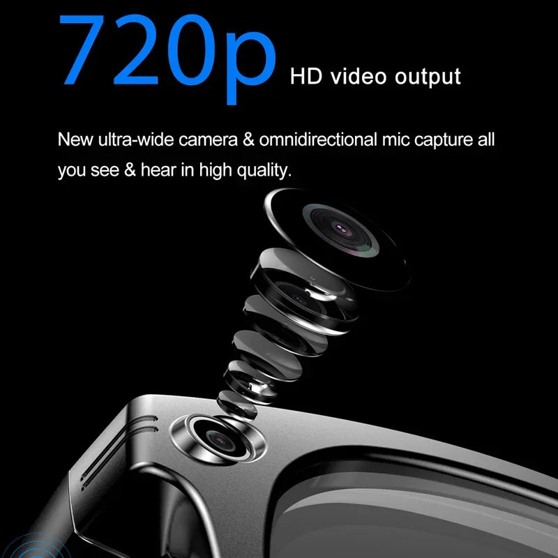 Xiaomi W600 AI Smart Glasses Photo Sense Camera Bluetooth Music Call Intelligent Recording Ip65 Waterproof Bluetooth Glasses New