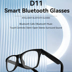 Gafas inteligentes Xiaomi D11AI con grabación de vídeo, cámara de fotos, gafas de sol para hombre y mujer, traductor inalámbrico, Bluetooth, táctil, antiluz azul 