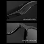 Gafas de traductor inteligente Bluetooth 5.4, llamadas de audio y música, gafas de sol con lentes polarizadas de 144 idiomas para hombres y mujeres.