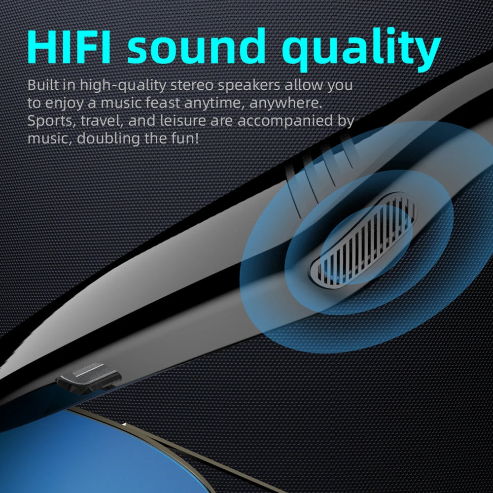 Smart Wireless Bluetooth Glasses Fashion Anti-Blue Light Glasses Multi-functional Music Playback Phone Answering Touch operation