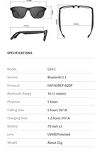 New Smart Glasses Wireless Bluetooth Hands-Free Talking Music Headset with Speaker Fashion Sunglasses Eyeglasses
