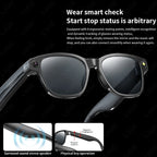 New AI Smart Glasses 800W Camera WIFI+Bluetooth Real-time Transmission Sunglasses Touch Control Video Record Glasses Android IOS