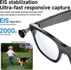 New OTA Upgrade Smart Glasses 1080P HD Camera Video Record AI Chat GPT Function Q&A Translation Wireless Call Women Men Eyeglass