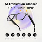 AI Translation Smart Glasses with photochromic lenses, support 160+ languages real-time translation