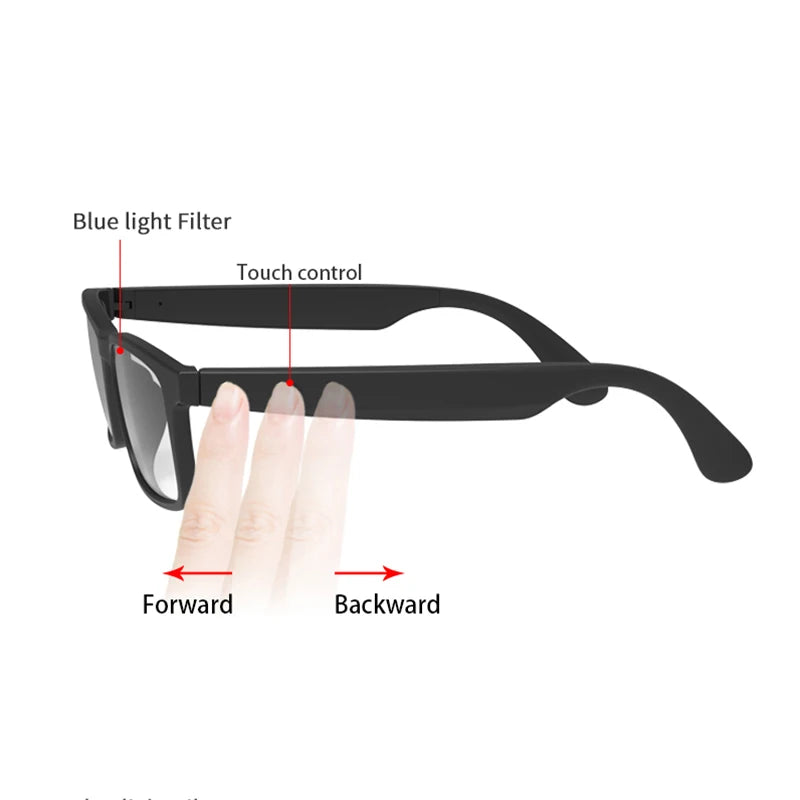 New smart glasses wireless bluetooth hands-free call music headset with speaker fashion glasses wireless stereo sound