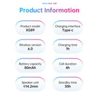 Smart Glasses with AI Translator Hands-Free Music & Calls Audio Glasses Outdoor Sports Headphones for Men and Women