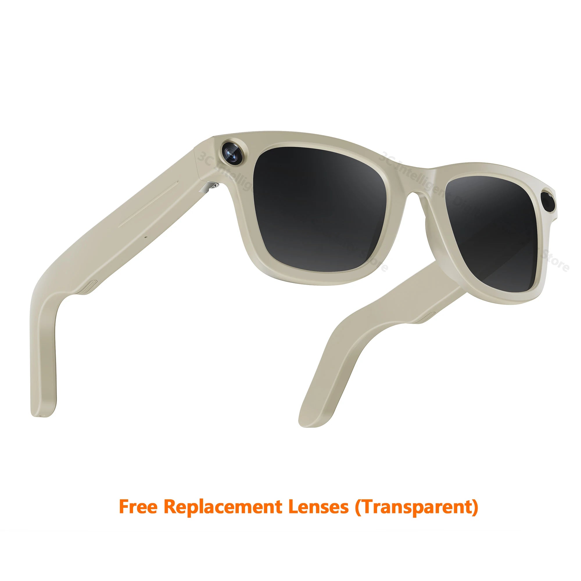 Mijia 800W Pixel Intelligent Glasses G300 AI HD Shooting Video Recording Voice Call Translation Glasses Photochromic Lens