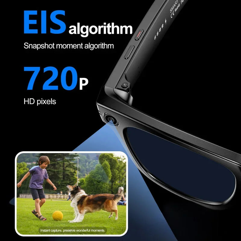 Xiaomi W600 AI Smart Glasses Photo Sense Camera Bluetooth Music Call Intelligent Recording Ip65 Waterproof Bluetooth Glasses New