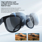  AI Bluetooth Smart Translate Sunglasses Intelligent Translation  Call Noise Canceling Music Play for Studying Travaling