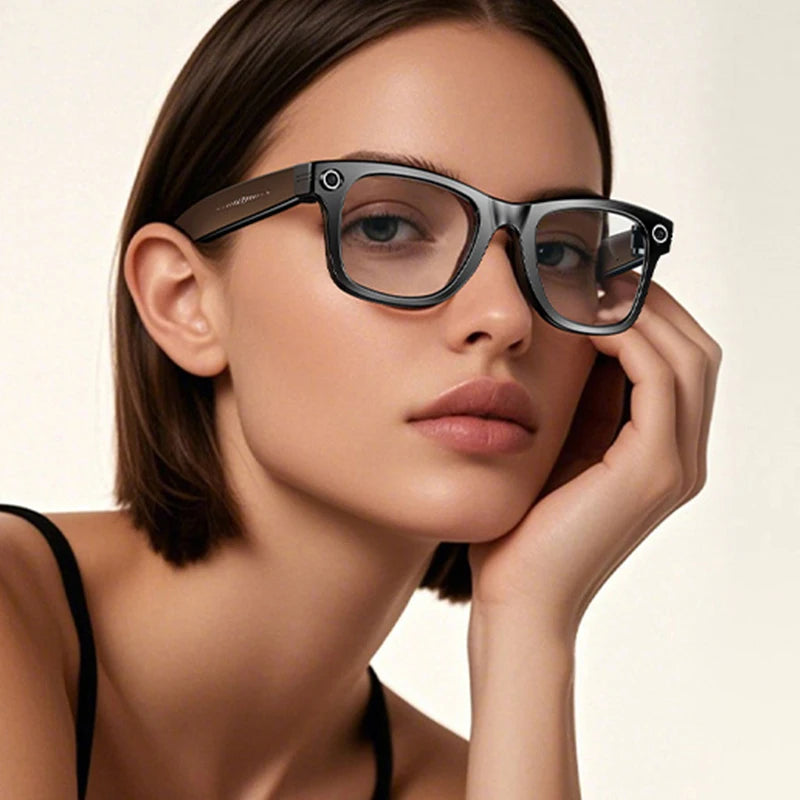 2026 New Upgrade Smart Glasses With Camera Video Recording AI Photo Recognition Bluetooth Call Translation Voice Sunglasses Man