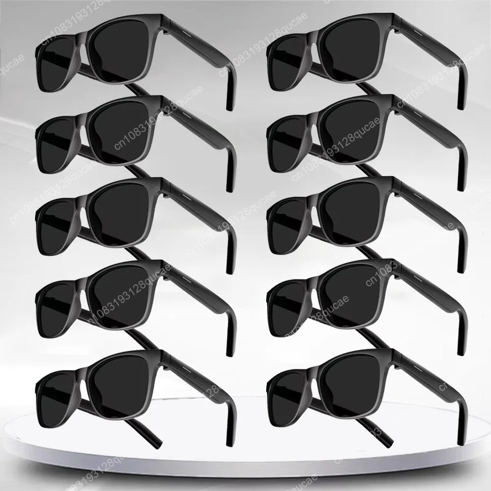 Gafas inteligentes para hombre y mujer, con Bluetooth, control de llamadas de voz, música, polarizadas UV, auriculares, 2025