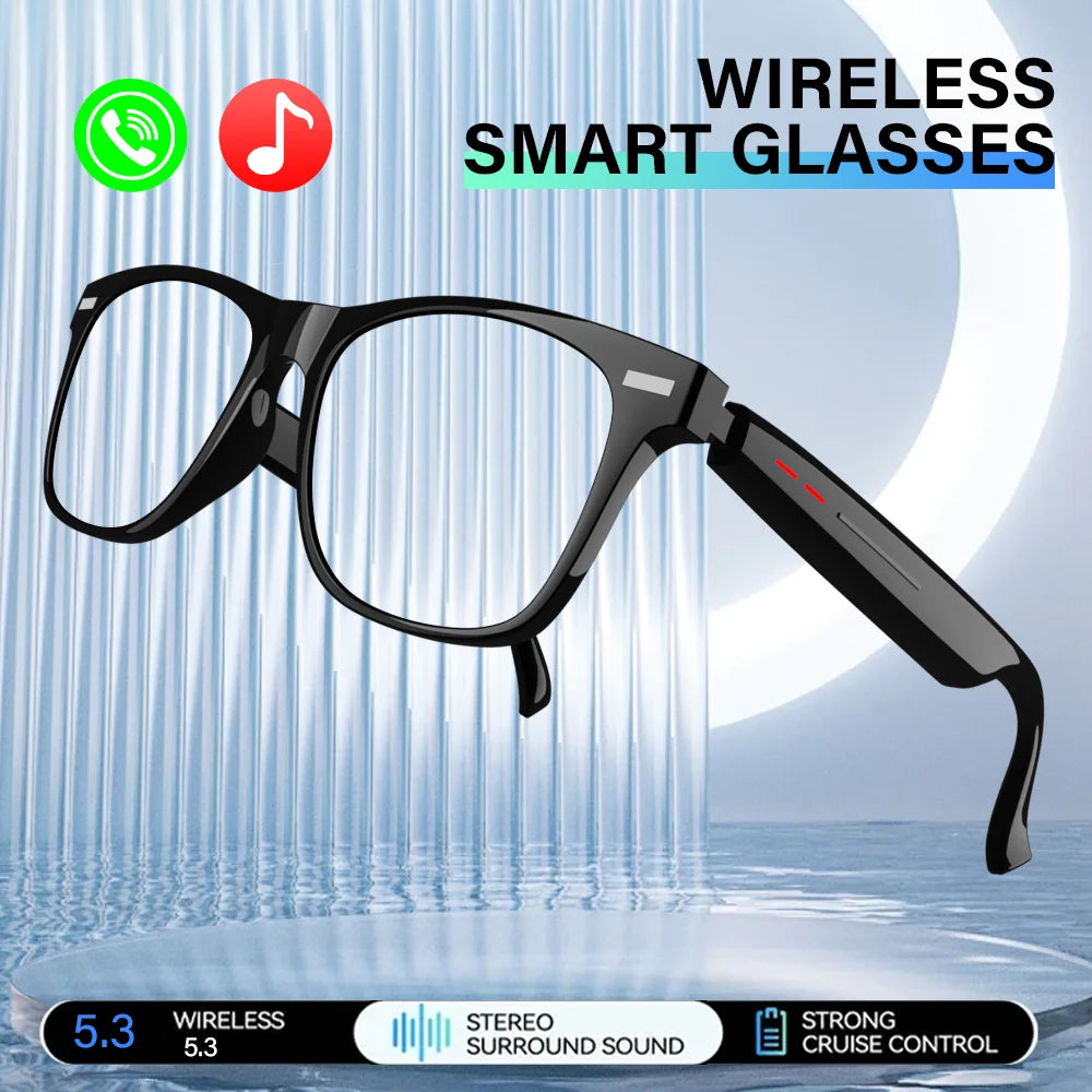 LAXASFIT Smart Anti-Blue Light Sunglasses Bluetooth Talk Remote Control Camera Music Playback UV Protection Smart Glasses