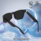 New Smart Glasses  AI Translation Camera Control Bluetooth Call Headphones Fashionable Sunglasses Intelligent Men Women Gifts