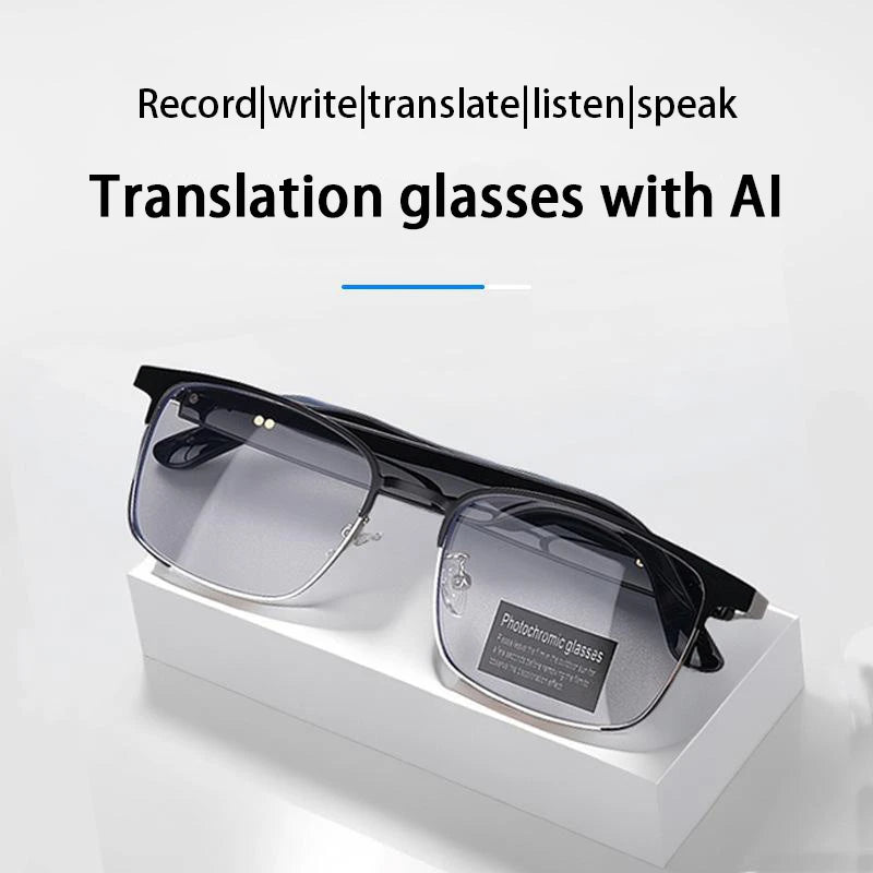 HY-G9 Smart Glasses AI Intelligent Translation 144Languages Real-time Wireless Bluetooth Headset For Simultaneous Interpretation