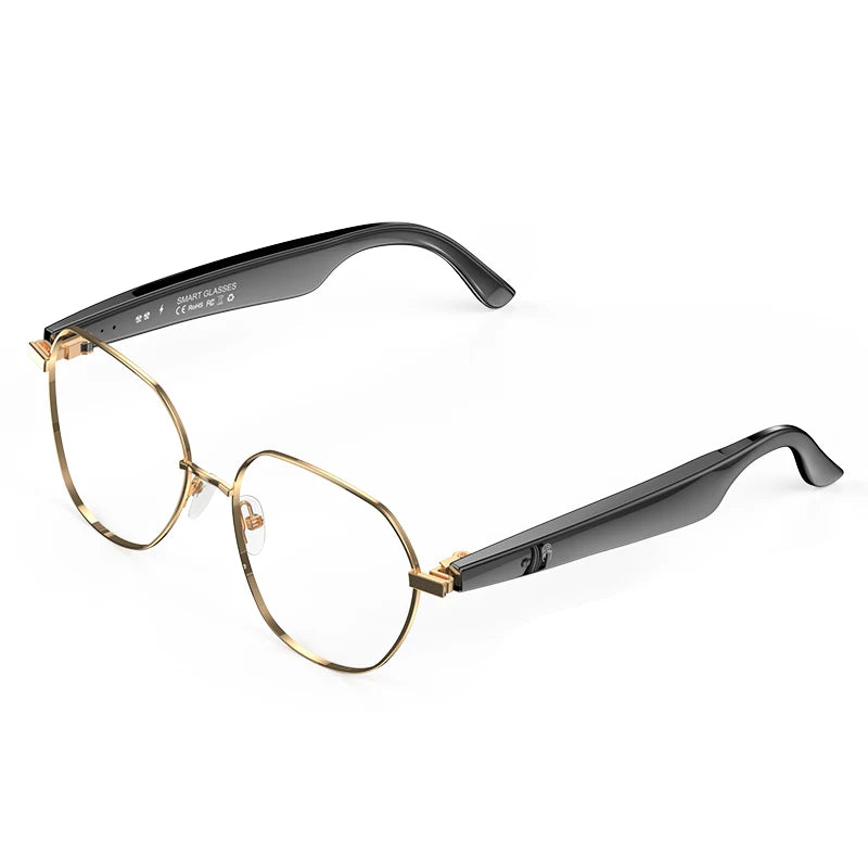 LIGE Smart Glasses Bluetooth Call Smart Translation AI Glasses Music Playback Voice Assistant  UV Protection Sunglasses For Men