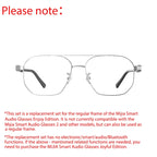 XIAOMI MIJIA Smart Audio Glasses Joyful Edition Replacement Set，Does Not Contain Any Electronic Functions，Only The Frame
