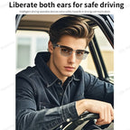 Gafas inteligentes con Bluetooth y audio, lentes anti luz azul, llamadas, música, deportes al aire libre, auriculares para mujeres y hombres (2025)