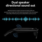 VIVO Bluetooth Audio Glasses Men Color-Changing Multifunctional Smart Glasses Voice Assistant Music Player Call HD Sunglasses