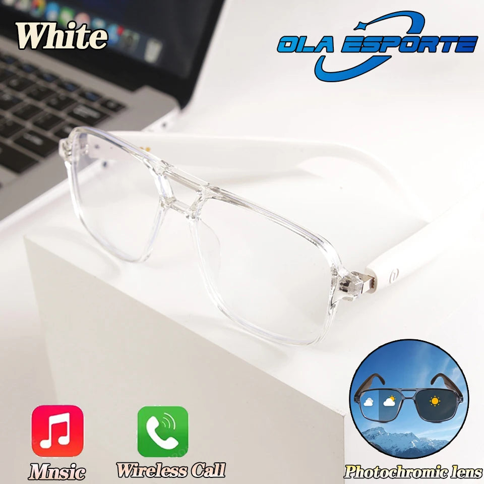 Newest Audio Smart Glasses Wireless Bluetooth Glasses For Anti-blue Light Voice Assistant Music Navigation Sunglasses Women Men