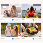 M02 AI Smart Glasses 8MP Camera Video Recording 100+Languages Translation Sunglasses Bluetooth Call Music Play with Charging Box