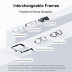 XIAOMI MIJIA Smart Audio Glasses Joyful Edition，Bluetooth 5.2 Headset，Detachable，Long Standby，2h Flash Charge，Anti-leakage Sound