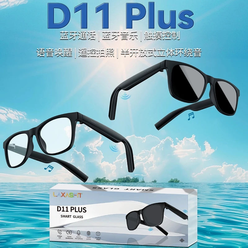 VIVO Bluetooth Audio Glasses Men Color-Changing Multifunctional Smart Glasses Voice Assistant Music Player Call HD Sunglasses