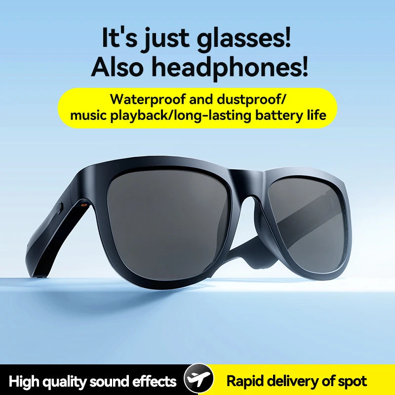  AI Bluetooth Smart Translate Sunglasses Intelligent Translation  Call Noise Canceling Music Play for Studying Travaling