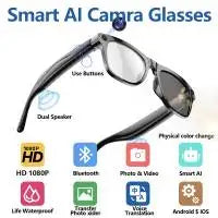MIJIA 1080P HD AI Smart Glasses Chat GPT 100MP Camera Bluetooth Call 260mAh Battery Voice Assistant Control Smart Glasses Hot