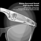 Xiaomi 8KHD AI Smart Glasses Multifunctional Camera Bluetooth Call Voice Assistant Music Player Translate Photochromic Glasses