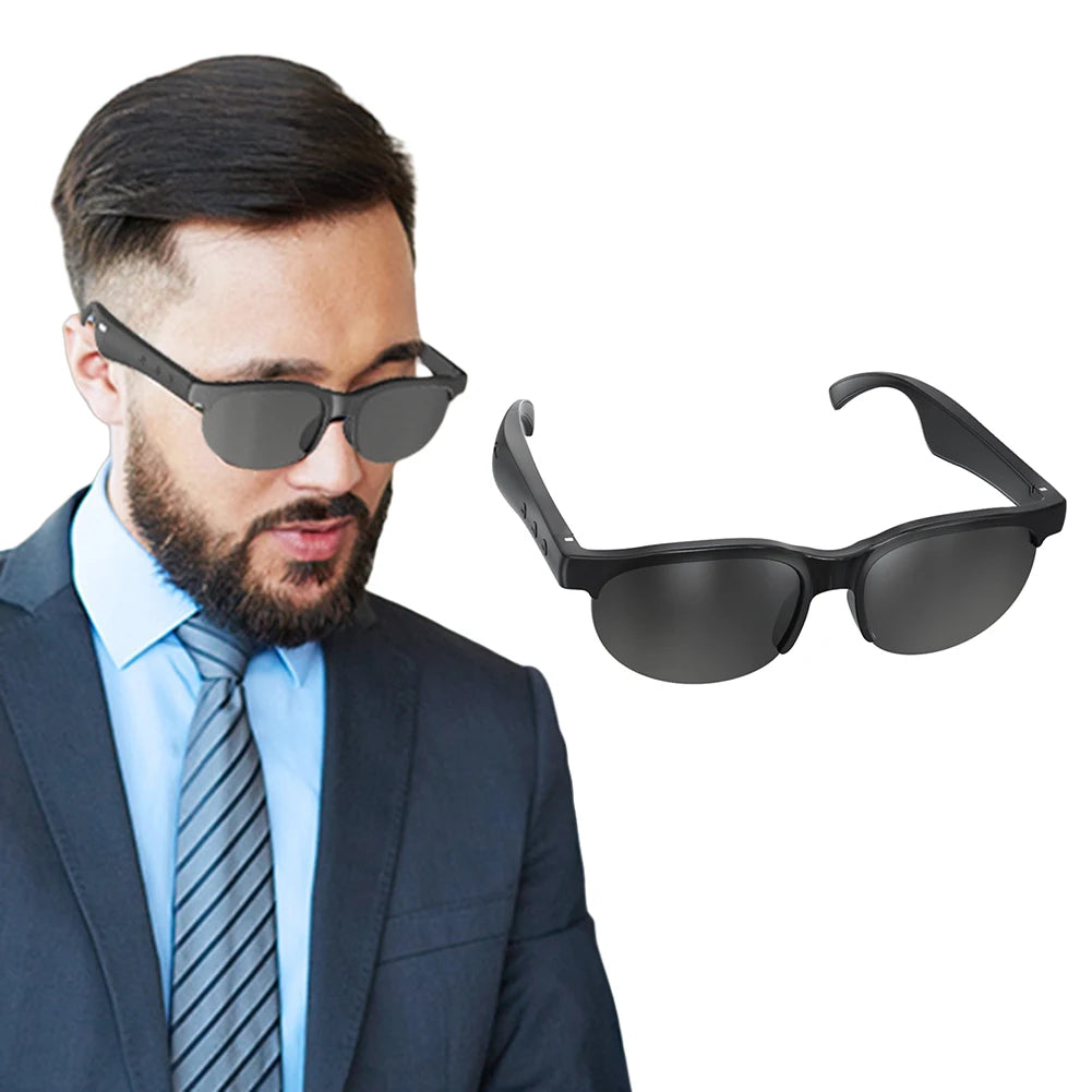 AI Intelligent Translation Glasses Bluetooth-Compatible 5.4 Smart Glasses Support 144 Languages Wireless Headset for Men & Women