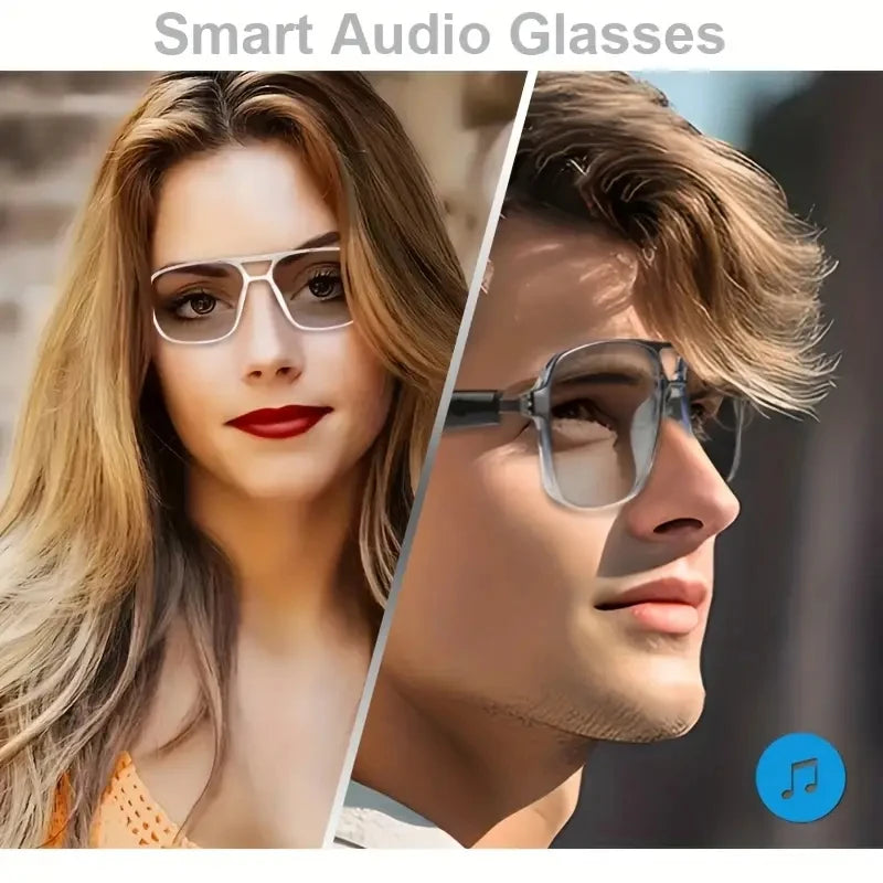 GS10 Smart Audio Glasses Wireless Bluetooth Glasses For Anti-blue Light Voice Assistant Listen Music Navigation Glasses