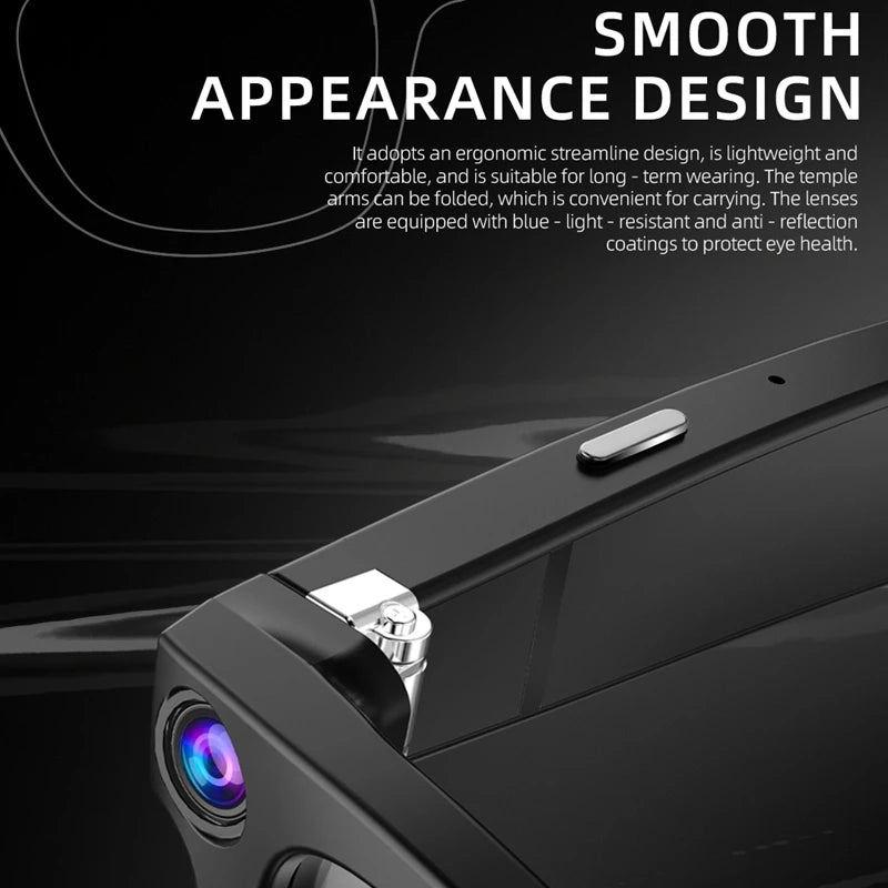 Xiaomi 4k Smart AI Bluetooth Glasses HD 800W pixel Shooting Waterproof Camera Photo Video Voice Call Translation Smart Glasses