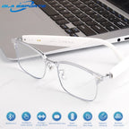 Gafas inteligentes con Bluetooth y audio, lentes anti luz azul, llamadas, música, deportes al aire libre, auriculares para mujeres y hombres (2025)