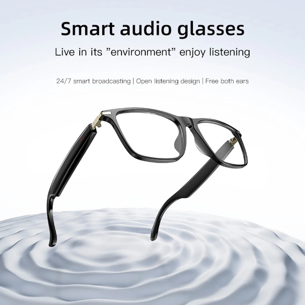 Smart Glasses with AI Translator BT Glasses Hands-Free Music & Calls Outdoor Sports Headphones for Men Women