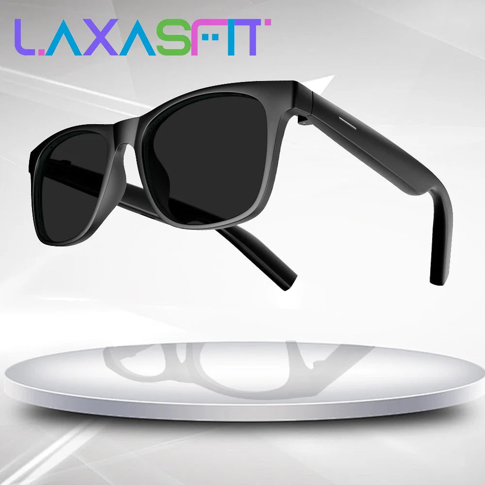 LAXASFIT New Smart Wireless Bluetooth Glasses Listen to Music Answer the Phone Men and Women Fashion Anti-blue Light Glasse