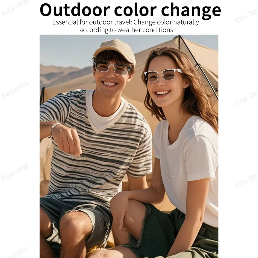 Smart Audio Bluetooth Glasses Anti Blue Light Lens Glass BT Music Calls sports Outdoor Smart Glasses Earphone For Women Men 2025