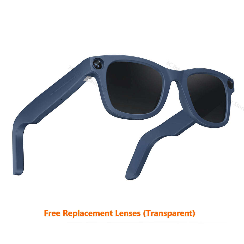 Mijia 800W Pixel Intelligent Glasses G300 AI HD Shooting Video Recording Voice Call Translation Glasses Photochromic Lens